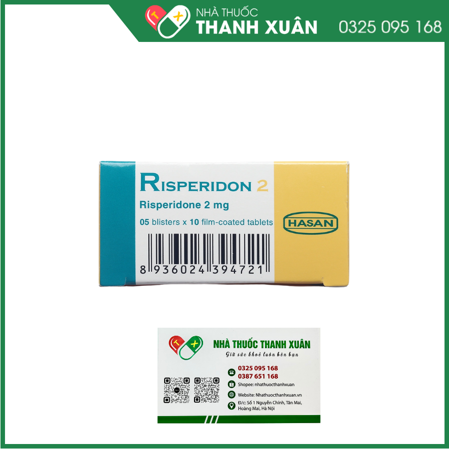 Risperidon 2 Hasan trị tâm thần phân liệt